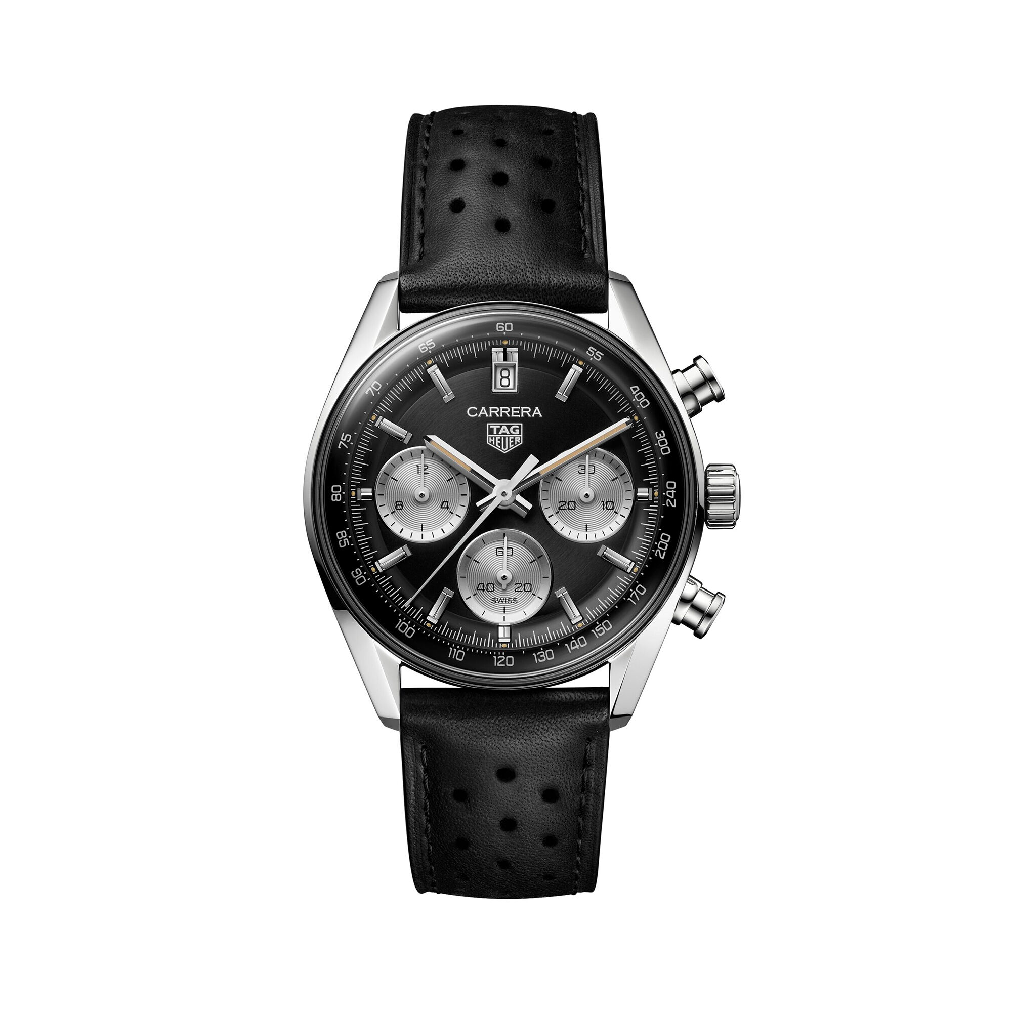 TAG Heuer Carrera Glassbox Automatic Chronograph 39 mm Stainless Steel CBS2210.FC6534